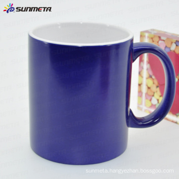 11oz blue magic color change sublimation blank mug